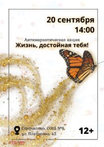 Подробнее о статье Антинаркотическая акция «Жизнь, достойная тебя!» в СОШ с. Стремилово г.о. Чехов