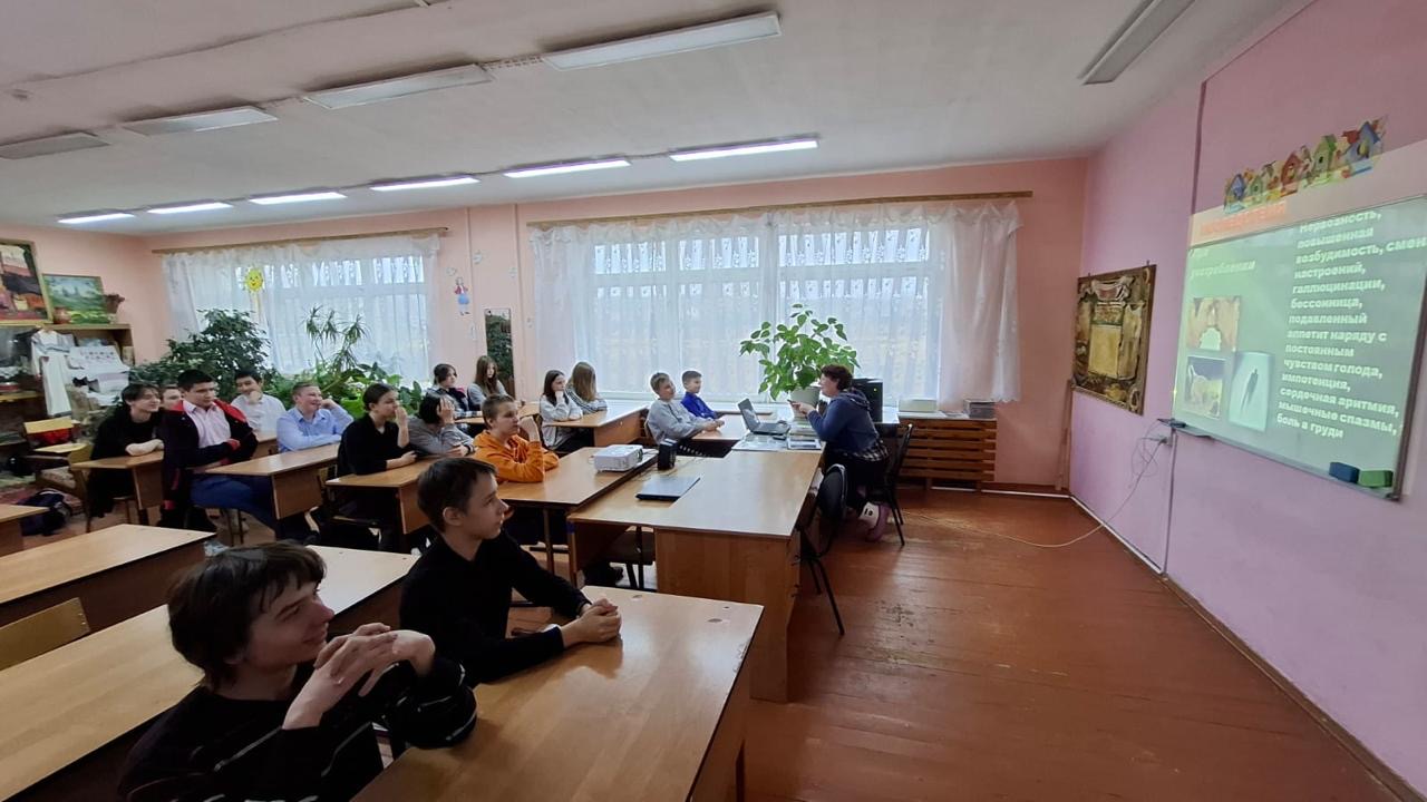 Подробнее о статье Рассказали о вреде наркотиков в СОШ с. Стремилово